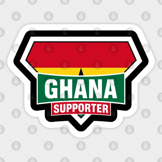 Ghana Super Flag Supporter Sticker by ASUPERSTORE